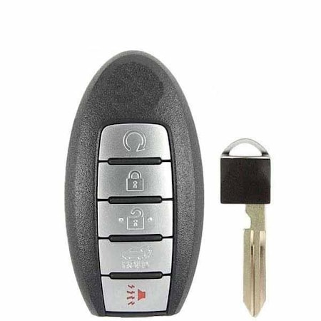 Keyless Factory KeylessFactory: Nissan Pathfinder / Murano 16-18 / 5-Button Smart Key RSK-NIS-204-5